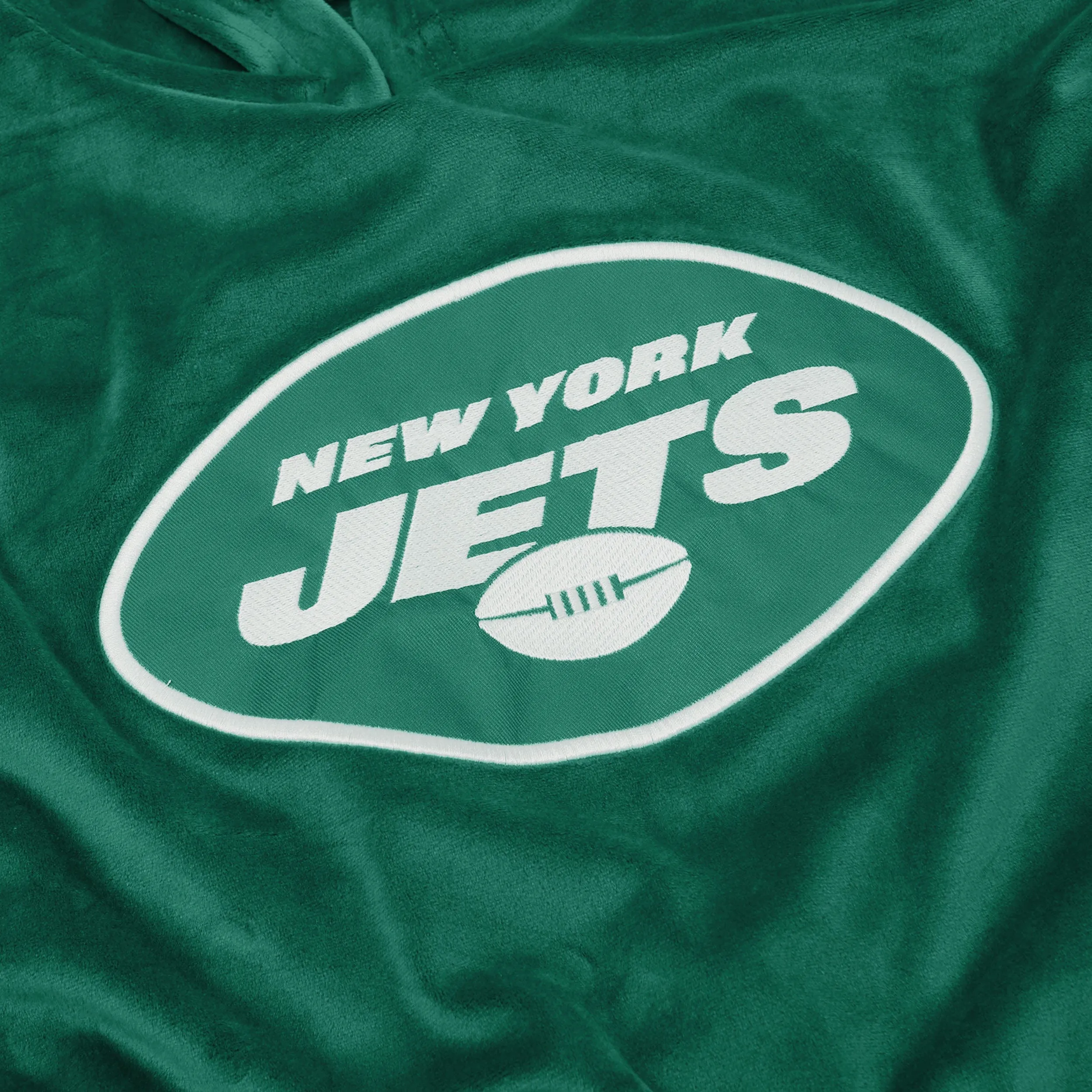 New York Jets 2019 Retro Velour Hooded Sweatshirt