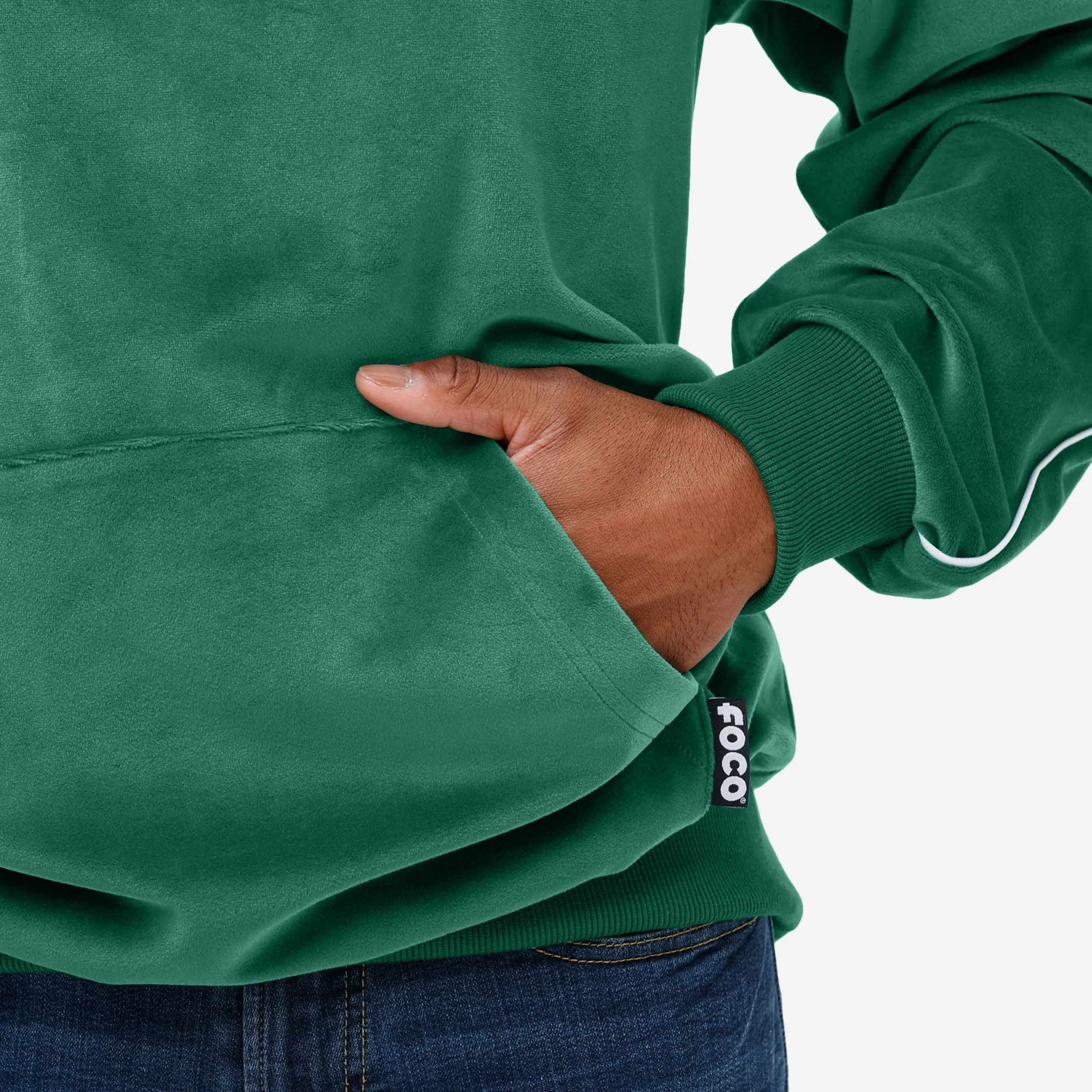 New York Jets 2019 Retro Velour Hooded Sweatshirt
