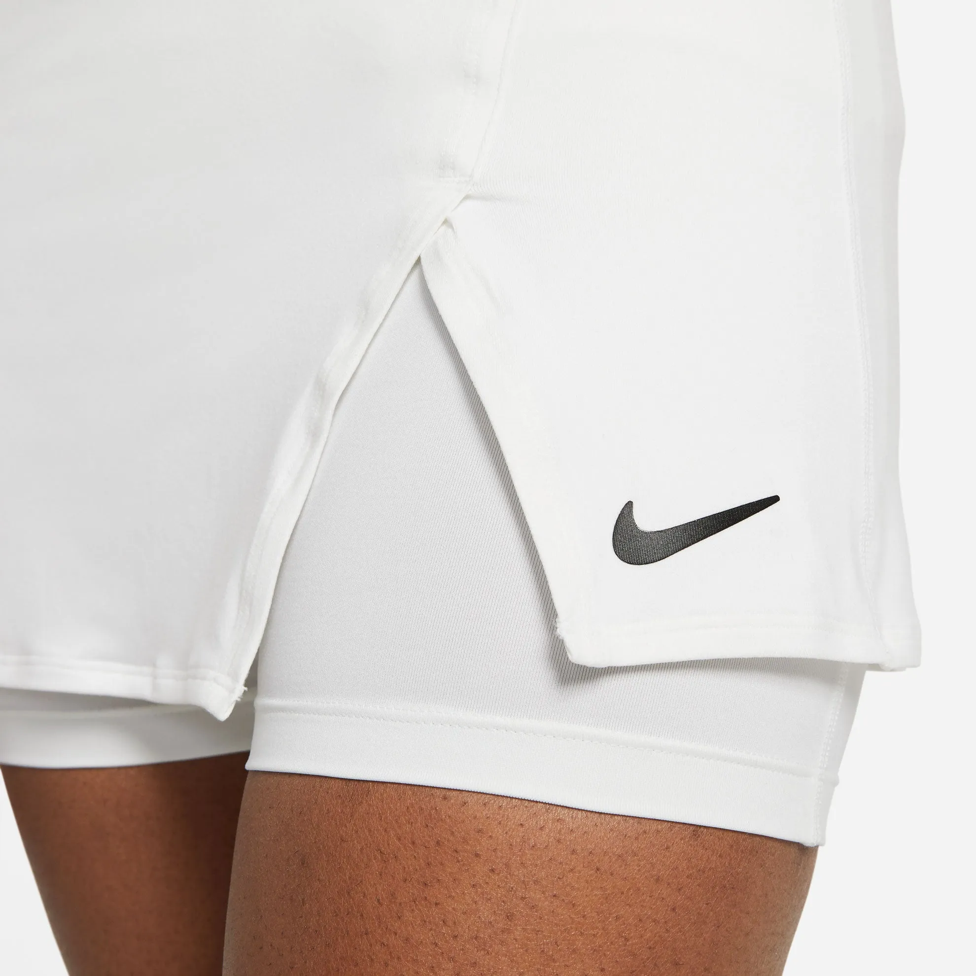 Nike Women's Dri-FIT Victory Skirt (White/Black)