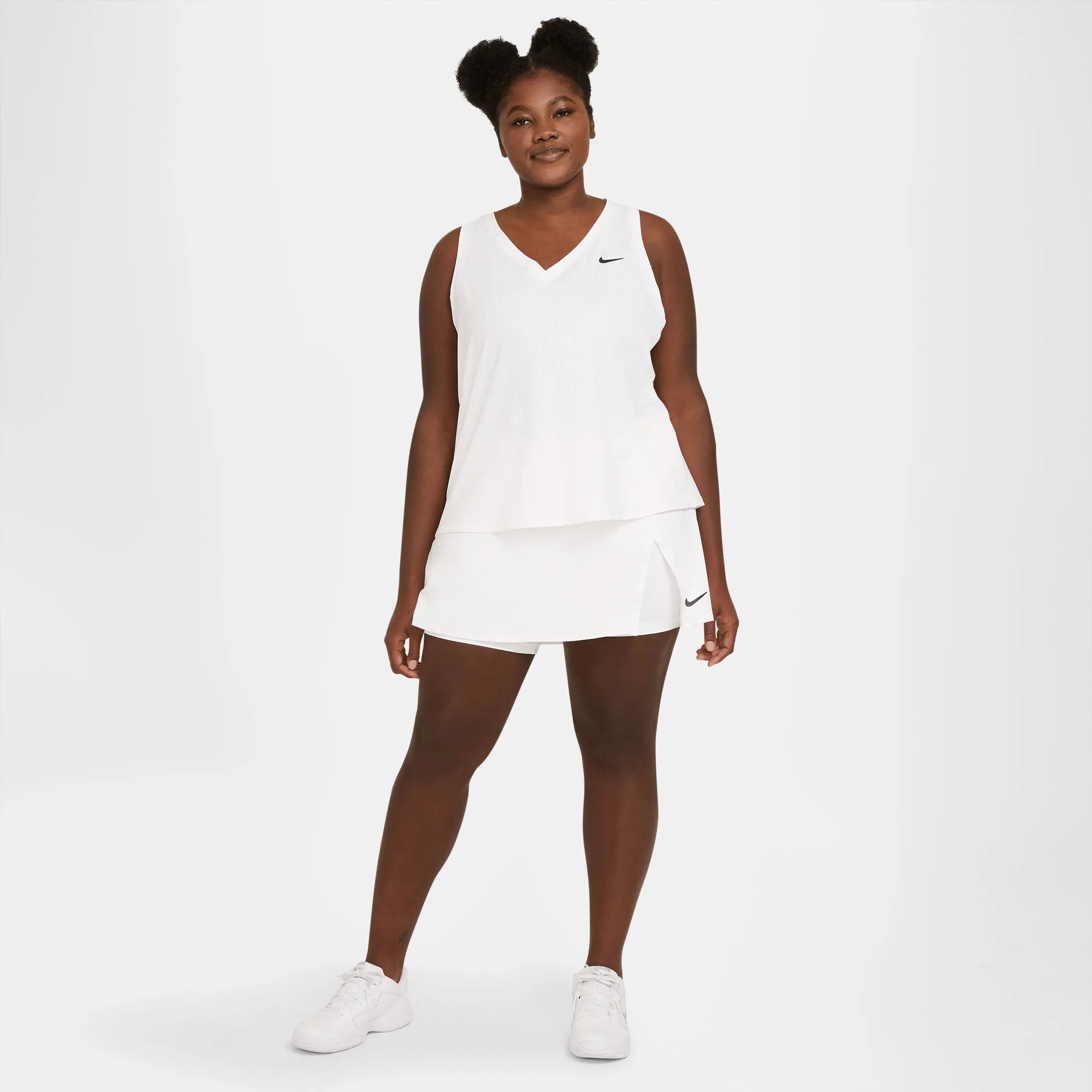 Nike Women's Dri-FIT Victory Skirt (White/Black)