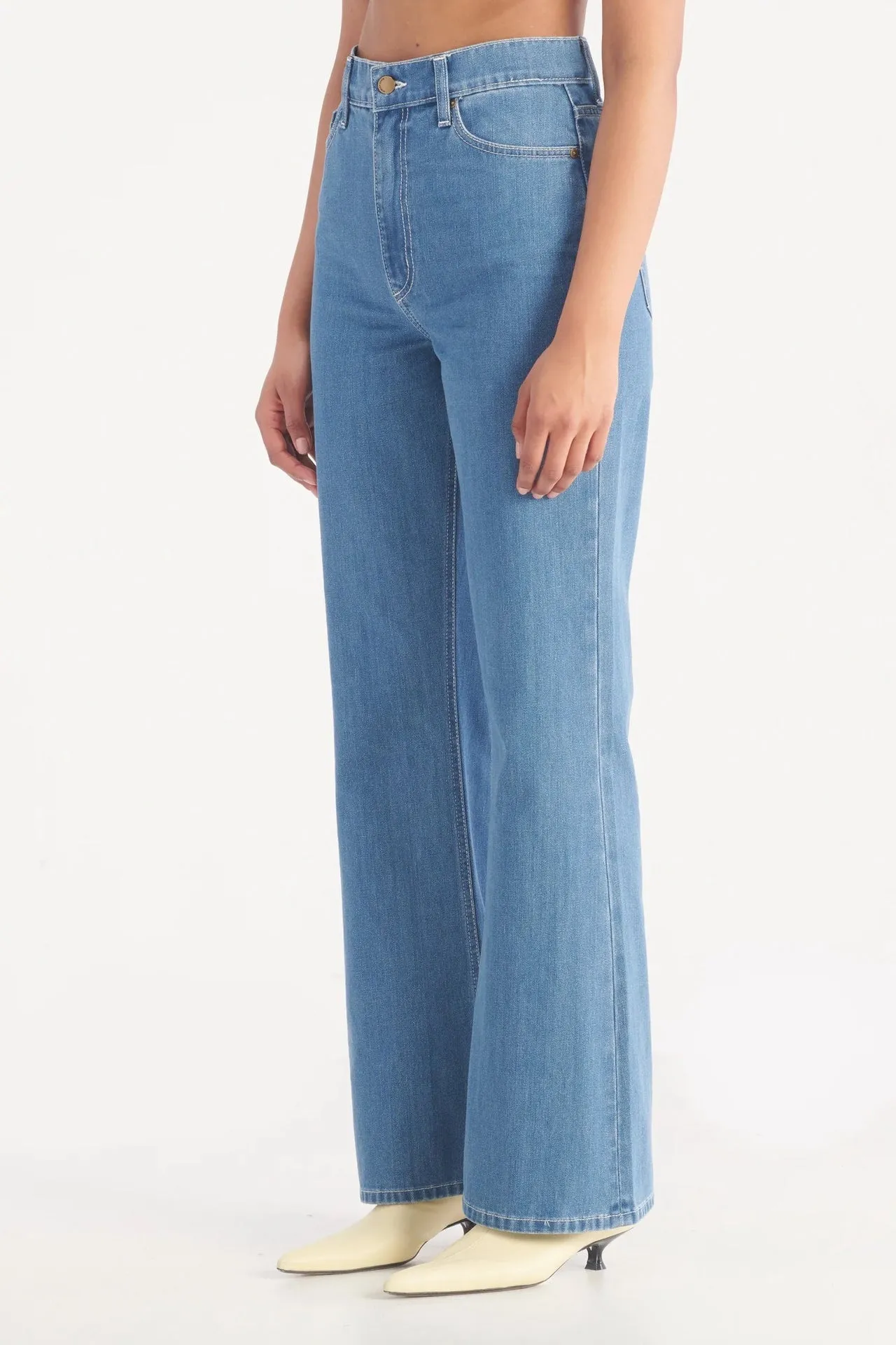 NOBODY DENIM Anita Flare - Blue Wren