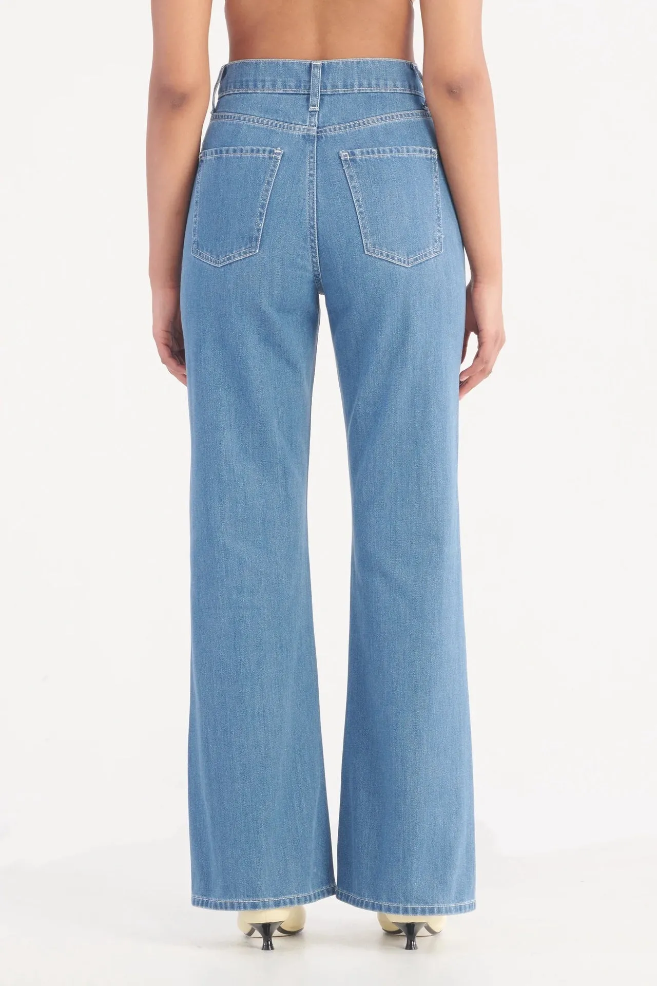 NOBODY DENIM Anita Flare - Blue Wren