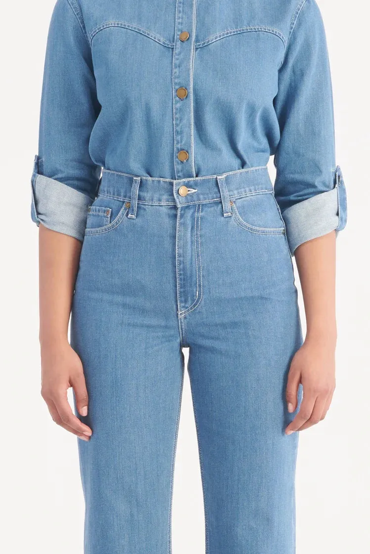 NOBODY DENIM Anita Flare - Blue Wren