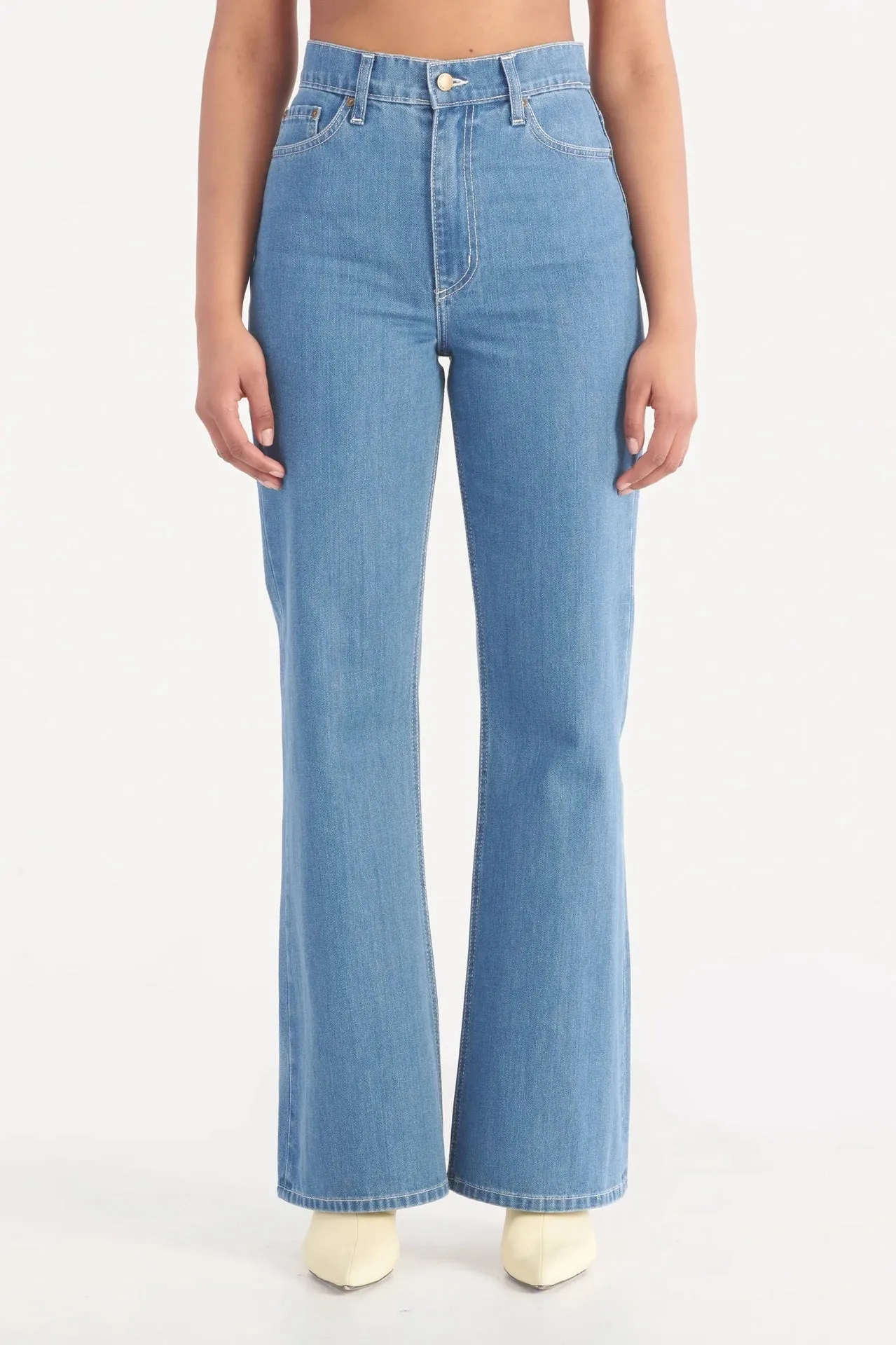 NOBODY DENIM Anita Flare - Blue Wren