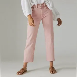 NWOT - LUCKY BRAND 90’s Loose Crop Jeans in Rose Petal - Pink - 10 (30)