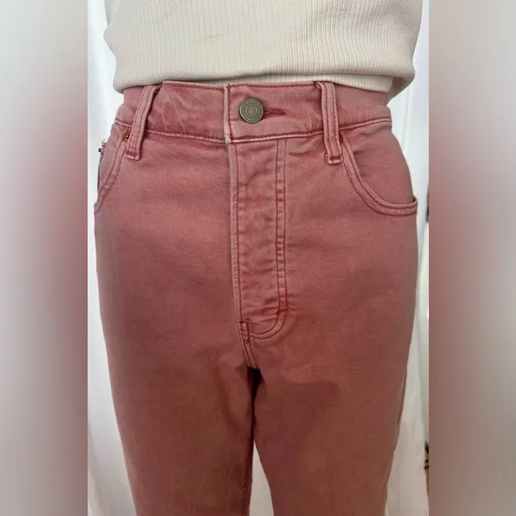 NWOT - LUCKY BRAND 90’s Loose Crop Jeans in Rose Petal - Pink - 10 (30)
