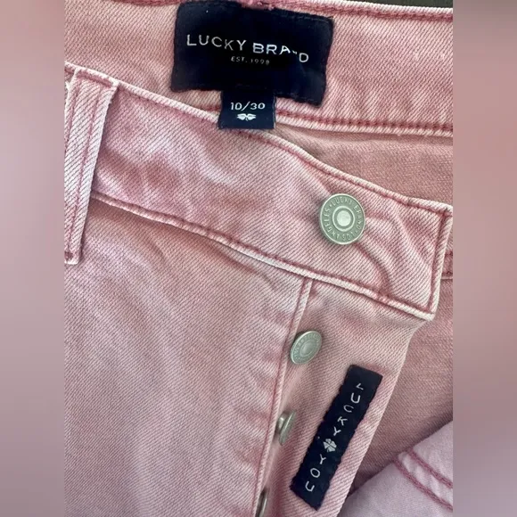 NWOT - LUCKY BRAND 90’s Loose Crop Jeans in Rose Petal - Pink - 10 (30)