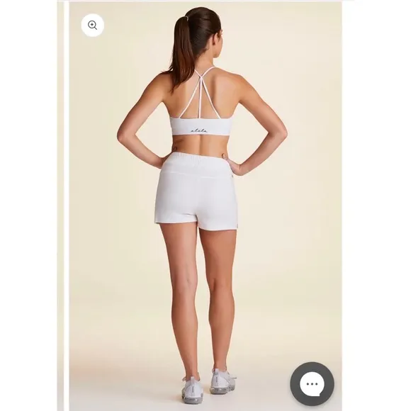 NWT $95 Alala Plie Short Size Small in Bone White Shorts Size Small