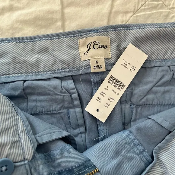 NWT: blue J crew shorts