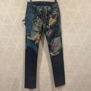 NWT Just Cavalli floral print jeans size 27