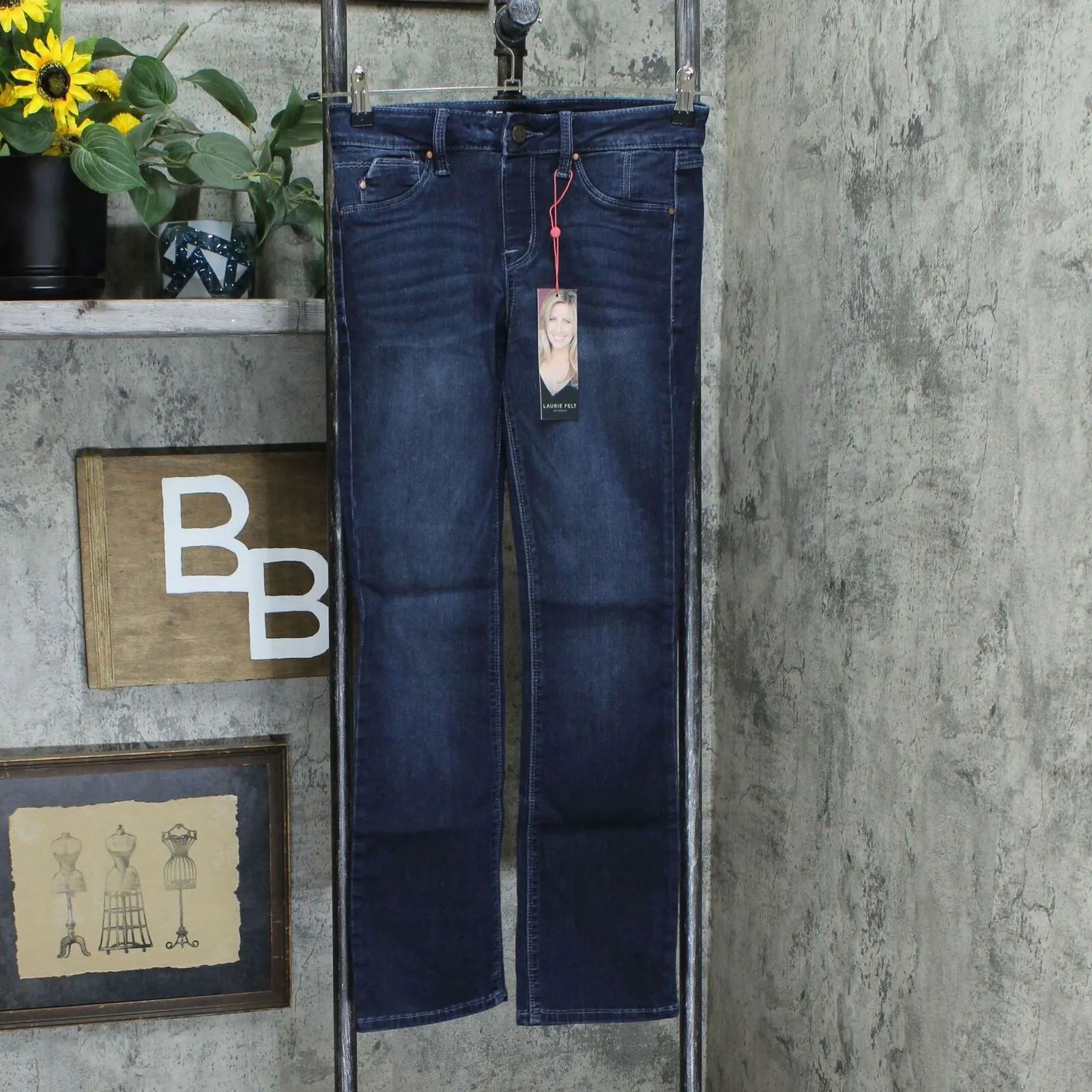NWT Laurie Felt Petite Silky Denim Pull On Baby Ball Jeans. A355005 PXS