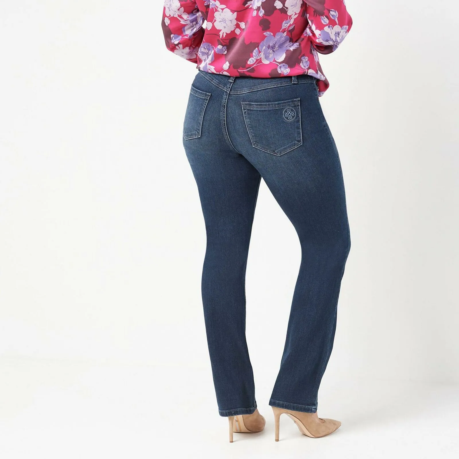 NWT Laurie Felt Petite Silky Denim Pull On Baby Ball Jeans. A355005 PXS