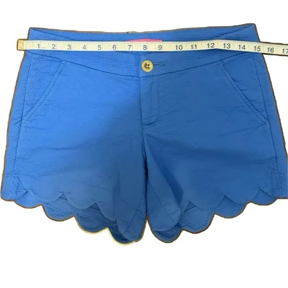 NWT! Lilly Pulitzer 5&quot; Buttercup Shorts Coastal Blue Size 0