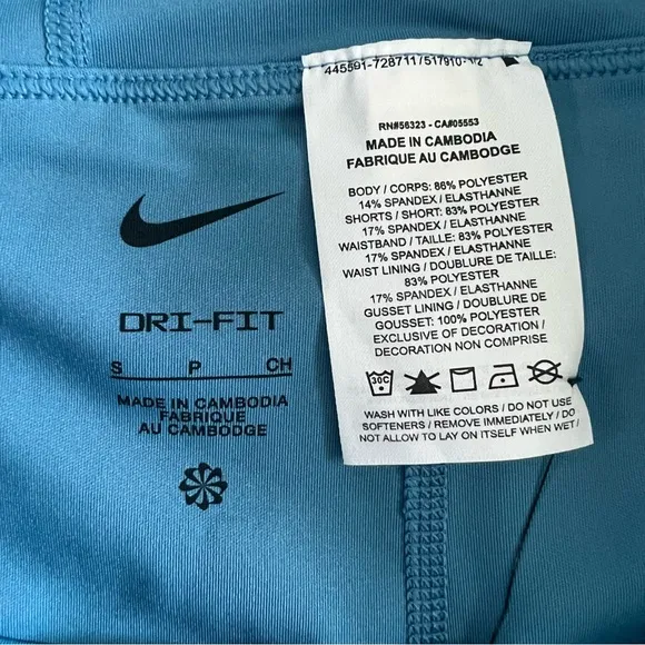 NWT Nike Club Dri-Fit Pleated Standard Fit Dutch Blue Golf Skort