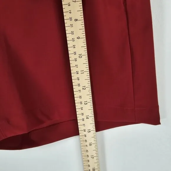 NWT SPANX Sunshine Pull on Shorts 6” Dark Cherry With Pockets 50420R Size M