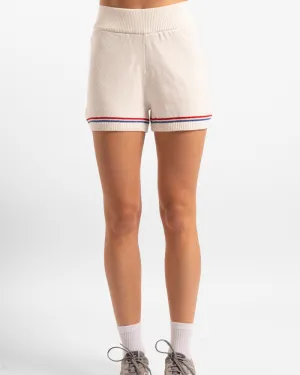Olympia Knit Short - Off-White
