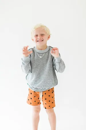 Orange Polka Dot Shorts