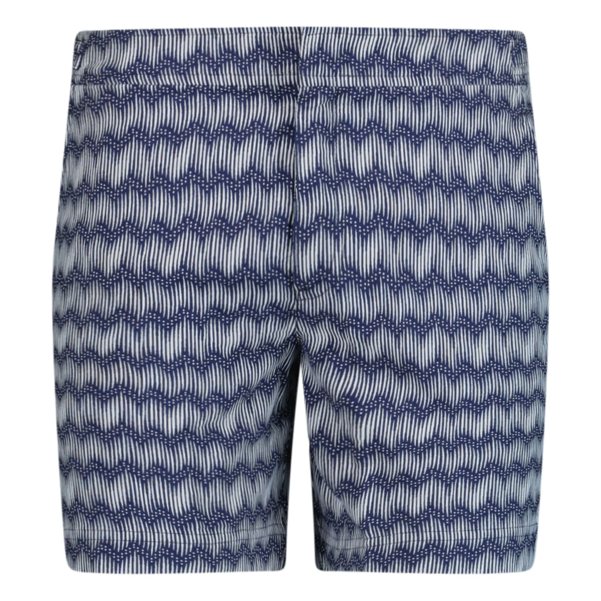 ORLEBAR BROWN BULLDOG PRINTED SWIM SHORTS NAVY BLUE