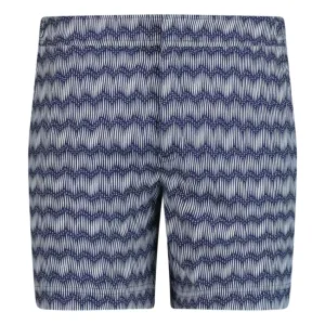 ORLEBAR BROWN BULLDOG PRINTED SWIM SHORTS NAVY BLUE