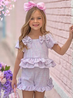 Pastel Picnic Top and Short Set