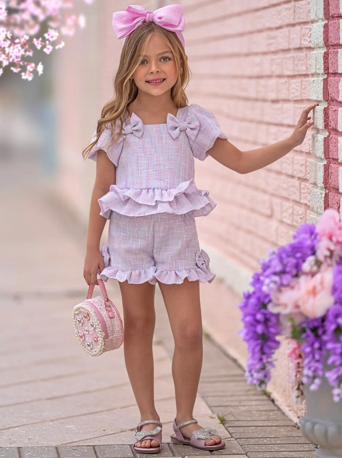 Pastel Picnic Top and Short Set