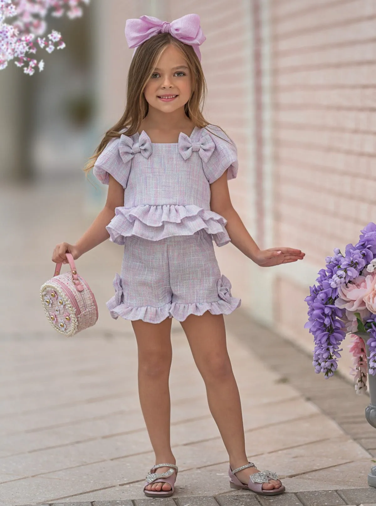 Pastel Picnic Top and Short Set