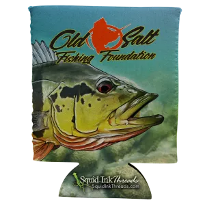 Peacock Bass Can Coozie