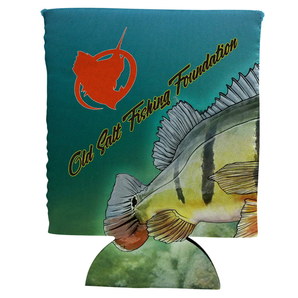 Peacock Bass Can Coozie