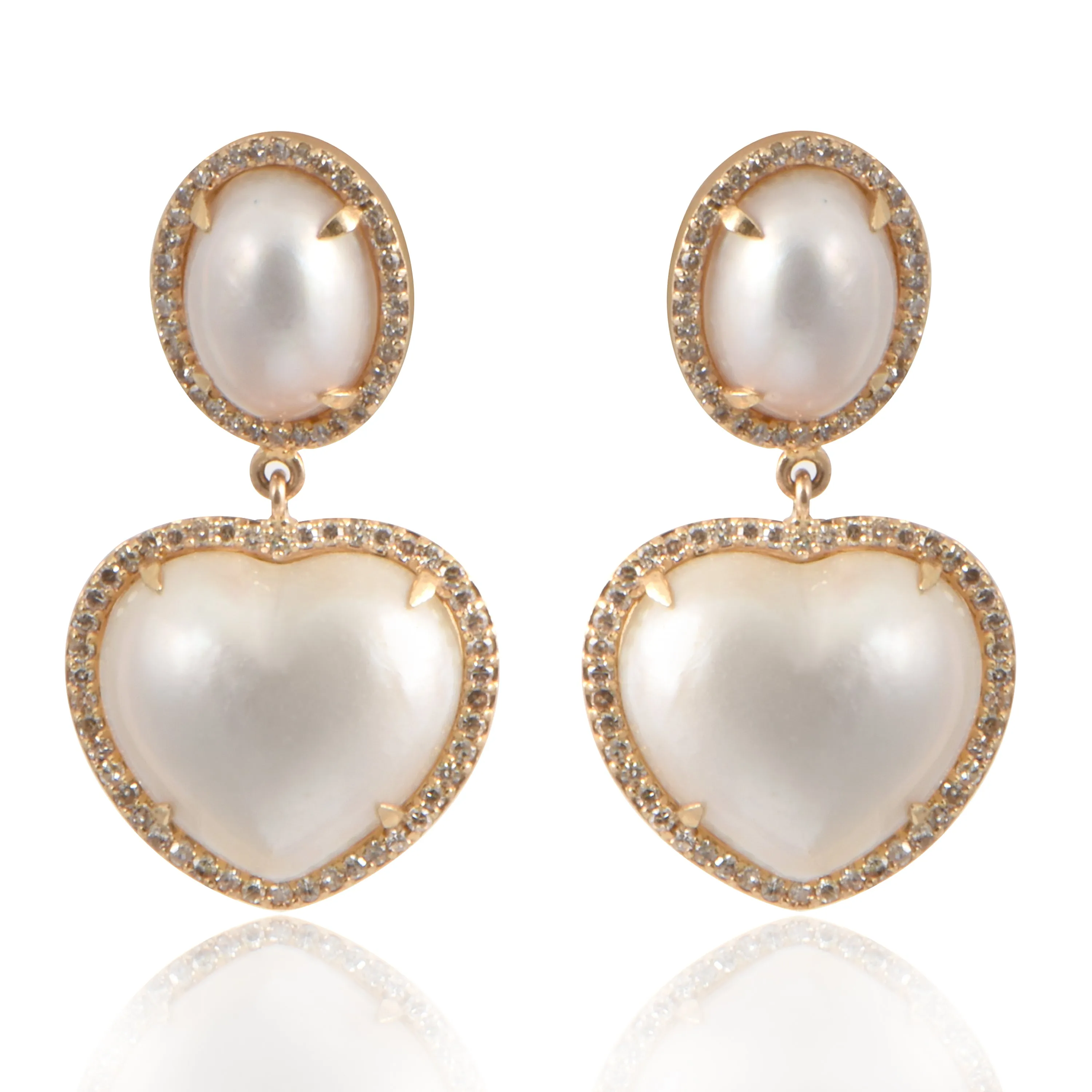 Pearl Heart Drops