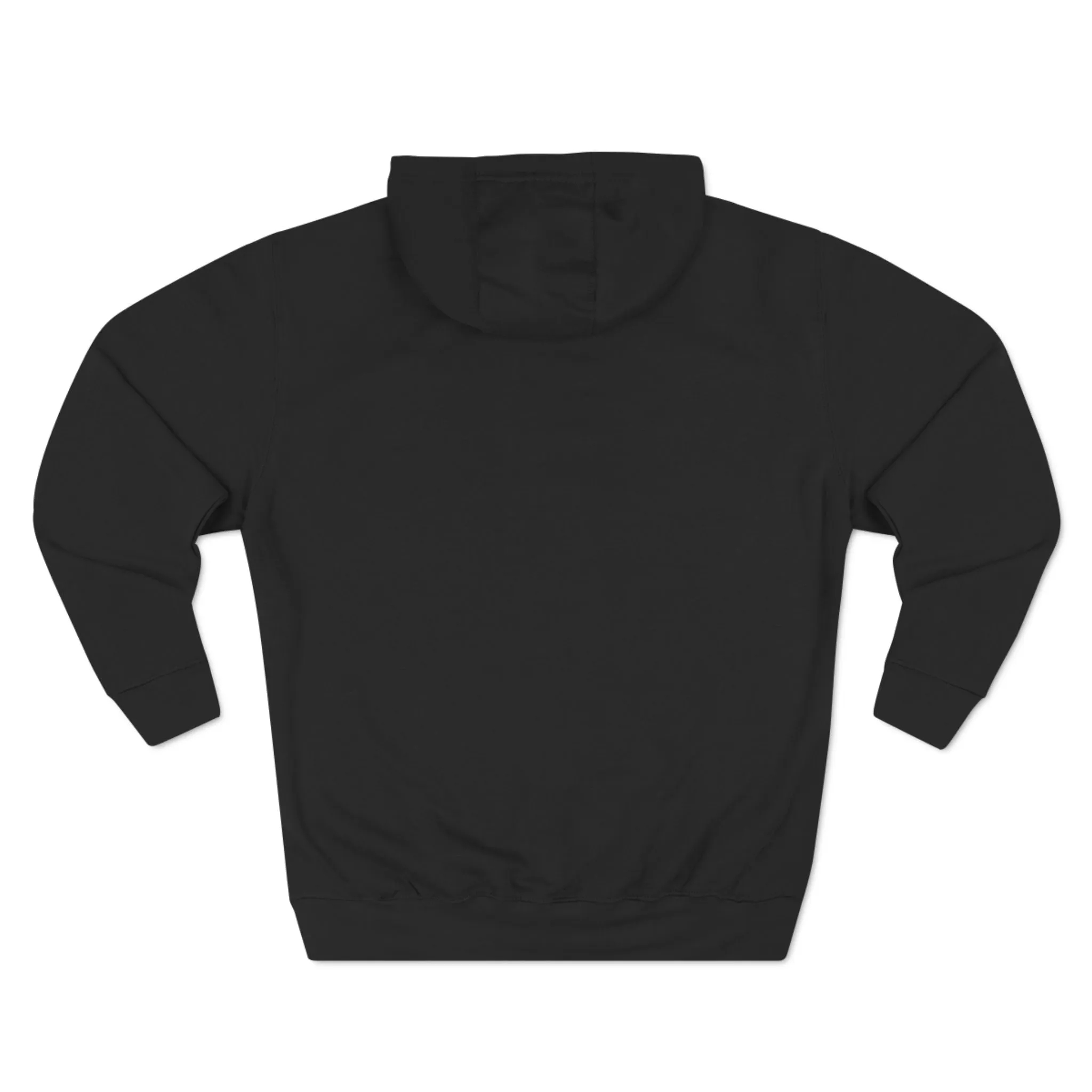 Pink Fire Downshift Logo Three-Panel Fleece Hoodie