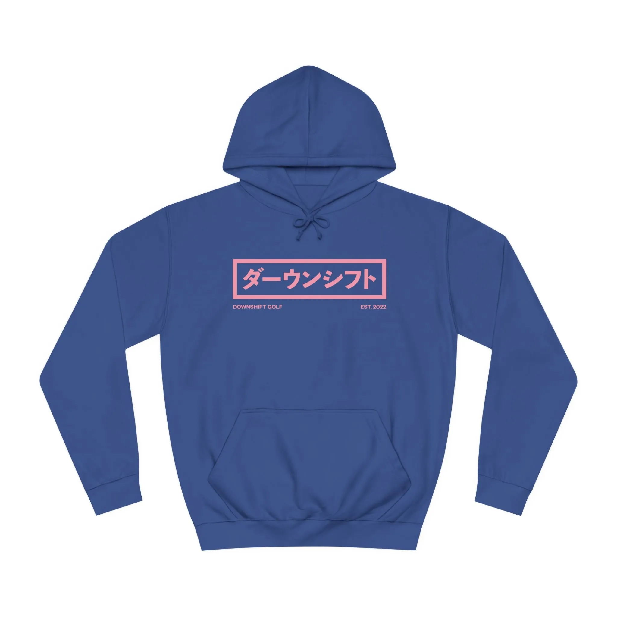Pink Fire Japanese Downshift Logo Hoodie