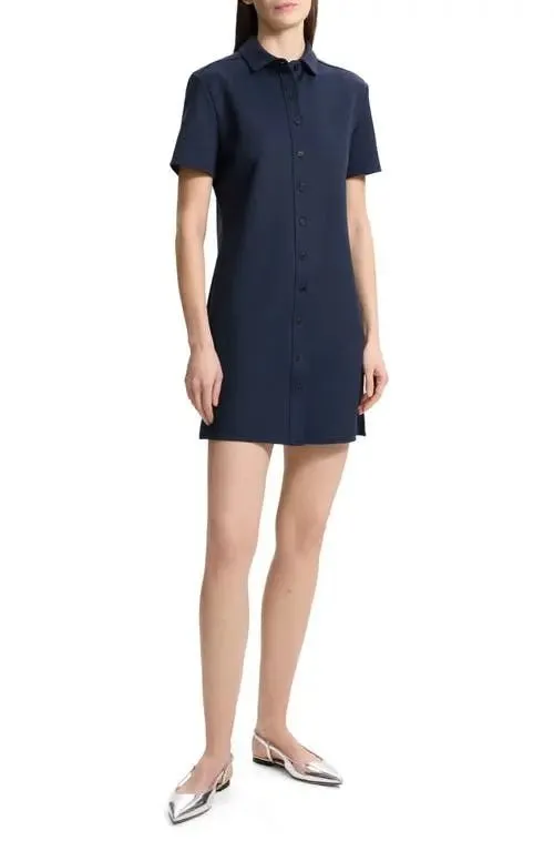 PIQUE SHIRT DRESS