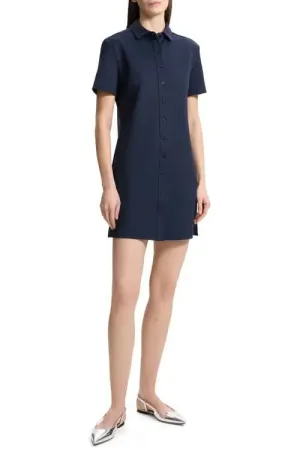 PIQUE SHIRT DRESS