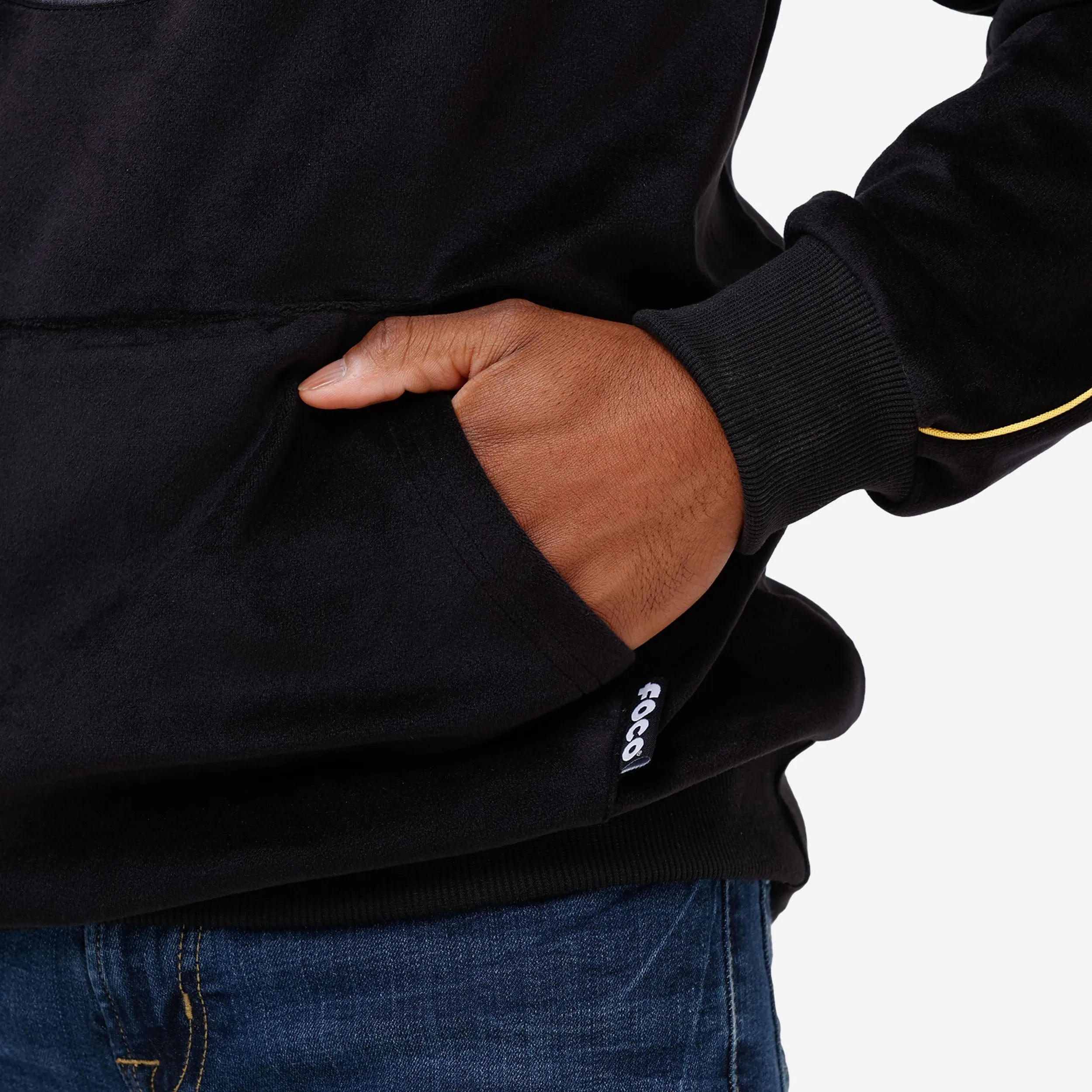 Pittsburgh Steelers Velour Hooded Sweatshirt