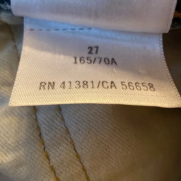Polo Ralph Lauren Sophia Cut Off Light Blue Denim Shorts, Size 27