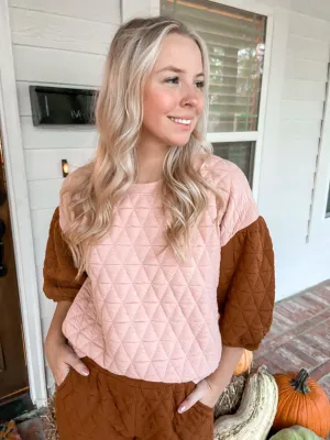 Positive Lead Textured Top