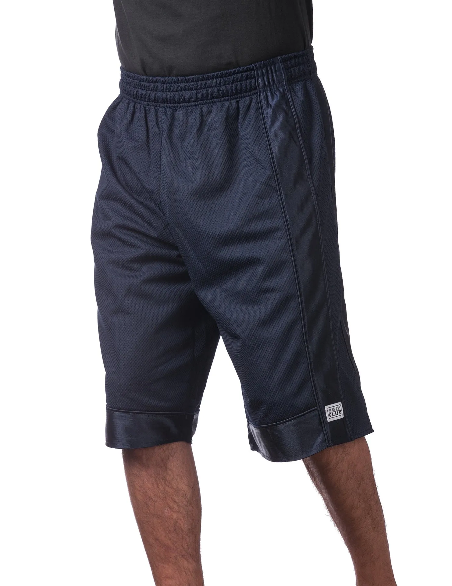 Pro Club Heavyweight Mesh Basketball Shorts - NAVY