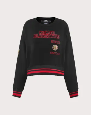 Pro Standard Chicago Blackhawks Retro Classic Rib Crewneck