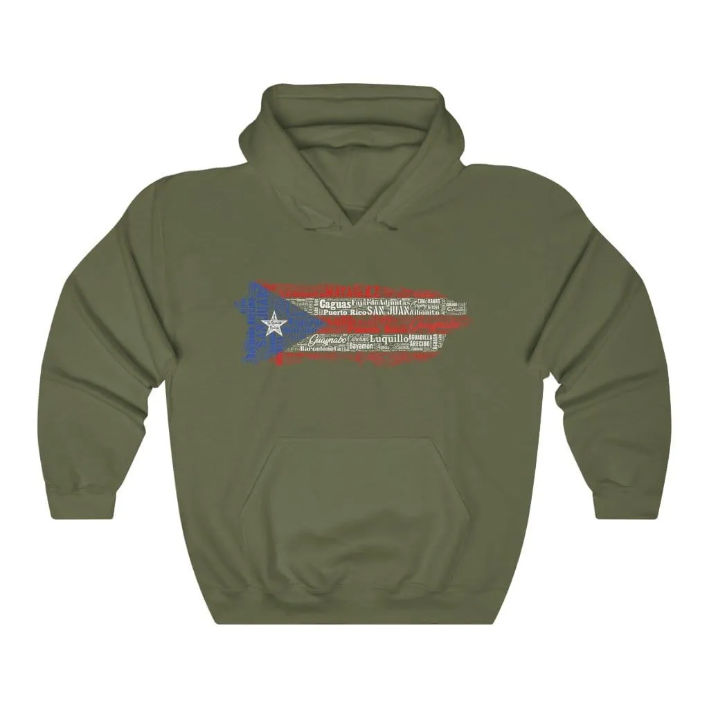Puerto Rican Hoodie - Island Names