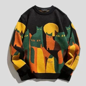 Purrpatch - unisex sweatshirt with cat