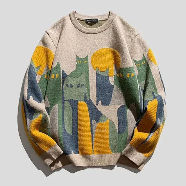 Purrpatch - unisex sweatshirt with cat