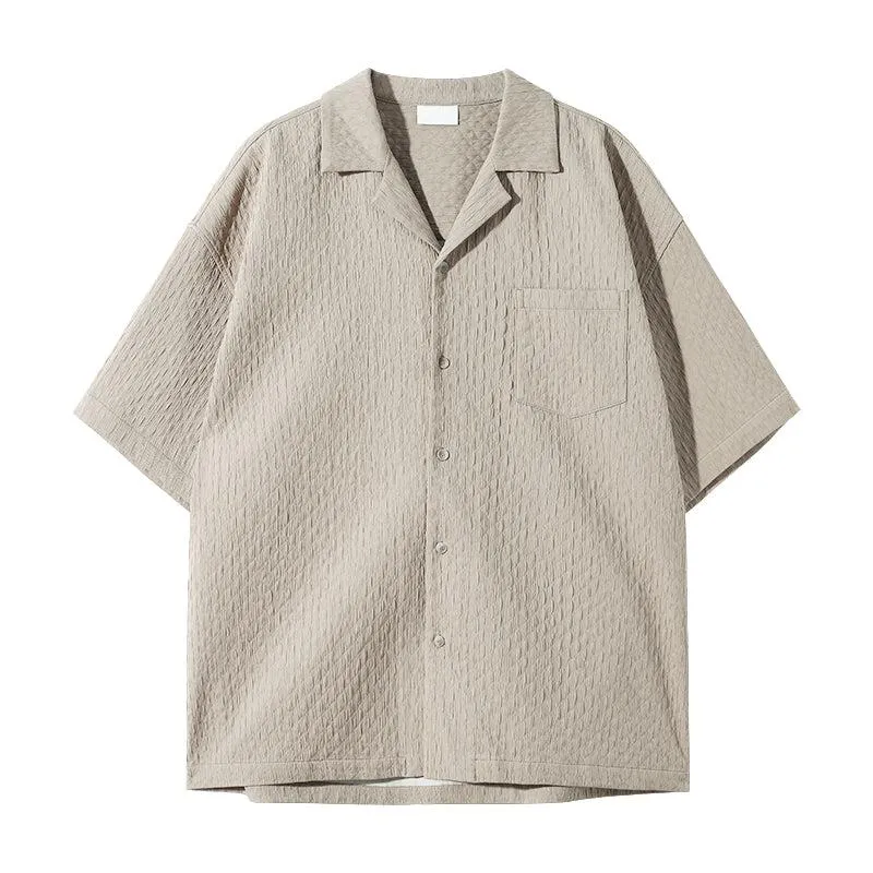 Quilted Textured Short Sleeve Blazer & Shorts