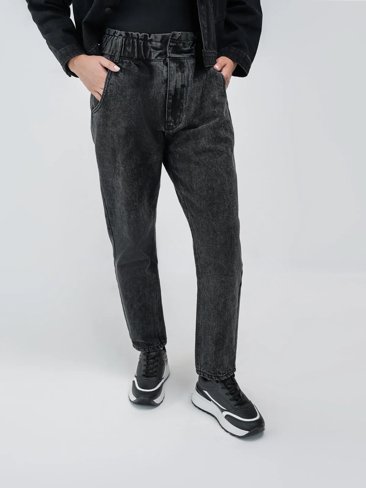"LYRA" Paper Bag fir Denim Pant