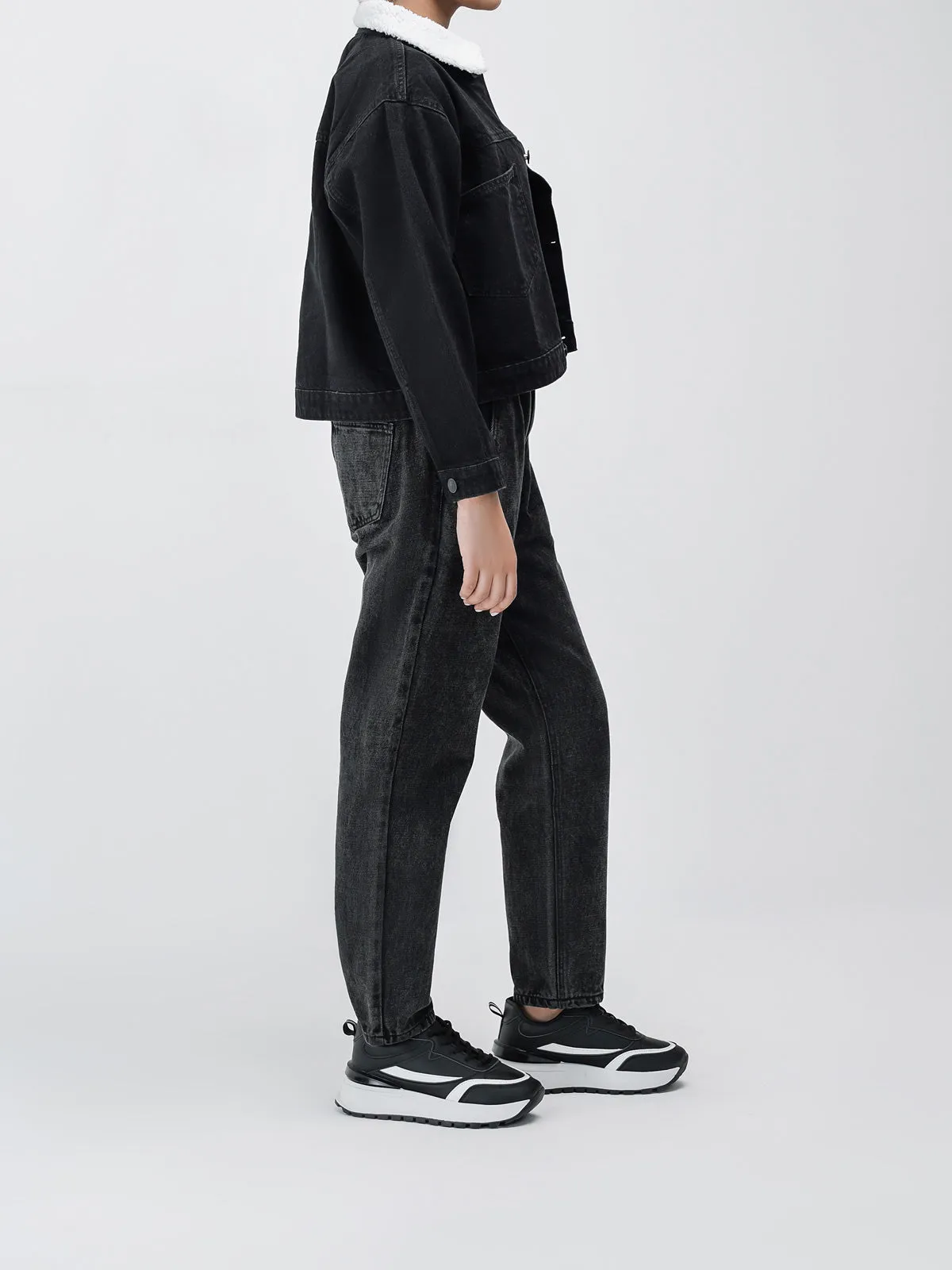 "LYRA" Paper Bag fir Denim Pant