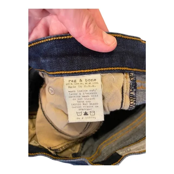 RAG &amp; BONE Women's Skinny Jeans in Kensington Wash Size 26