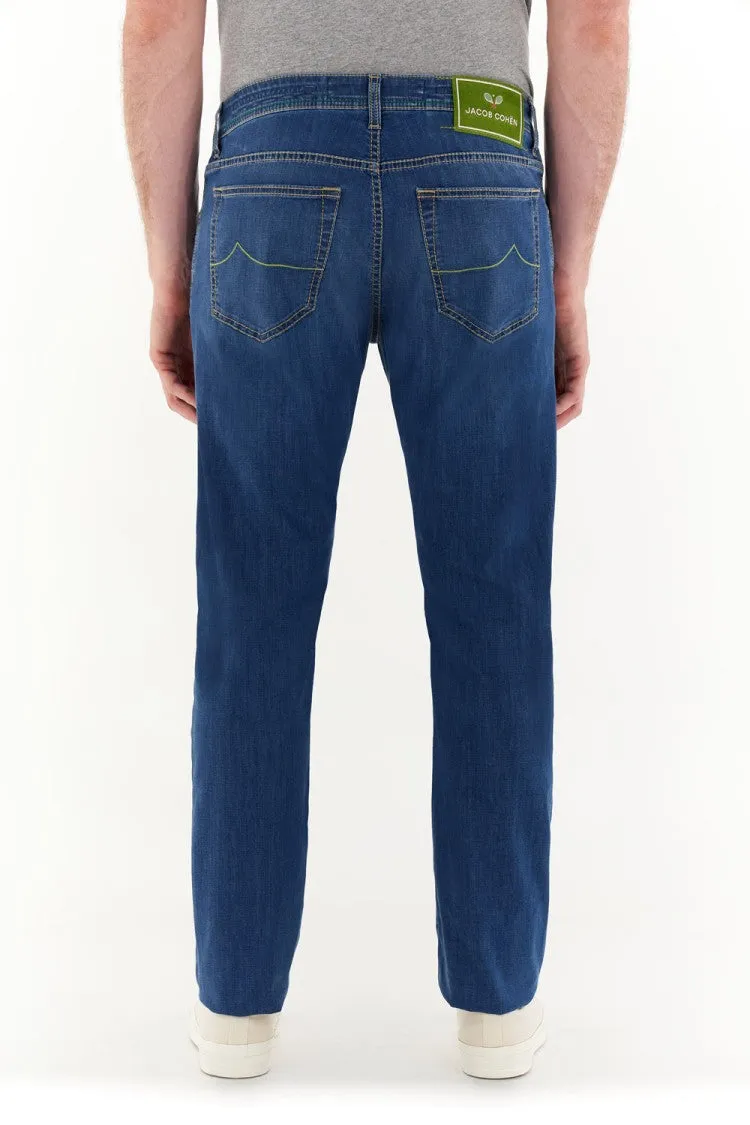 Refined Denim Pants With Modern Cut