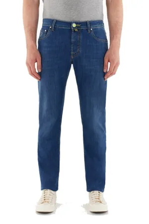 Refined Denim Pants With Modern Cut