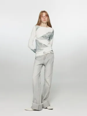 Retro Wide-Leg Jeans
