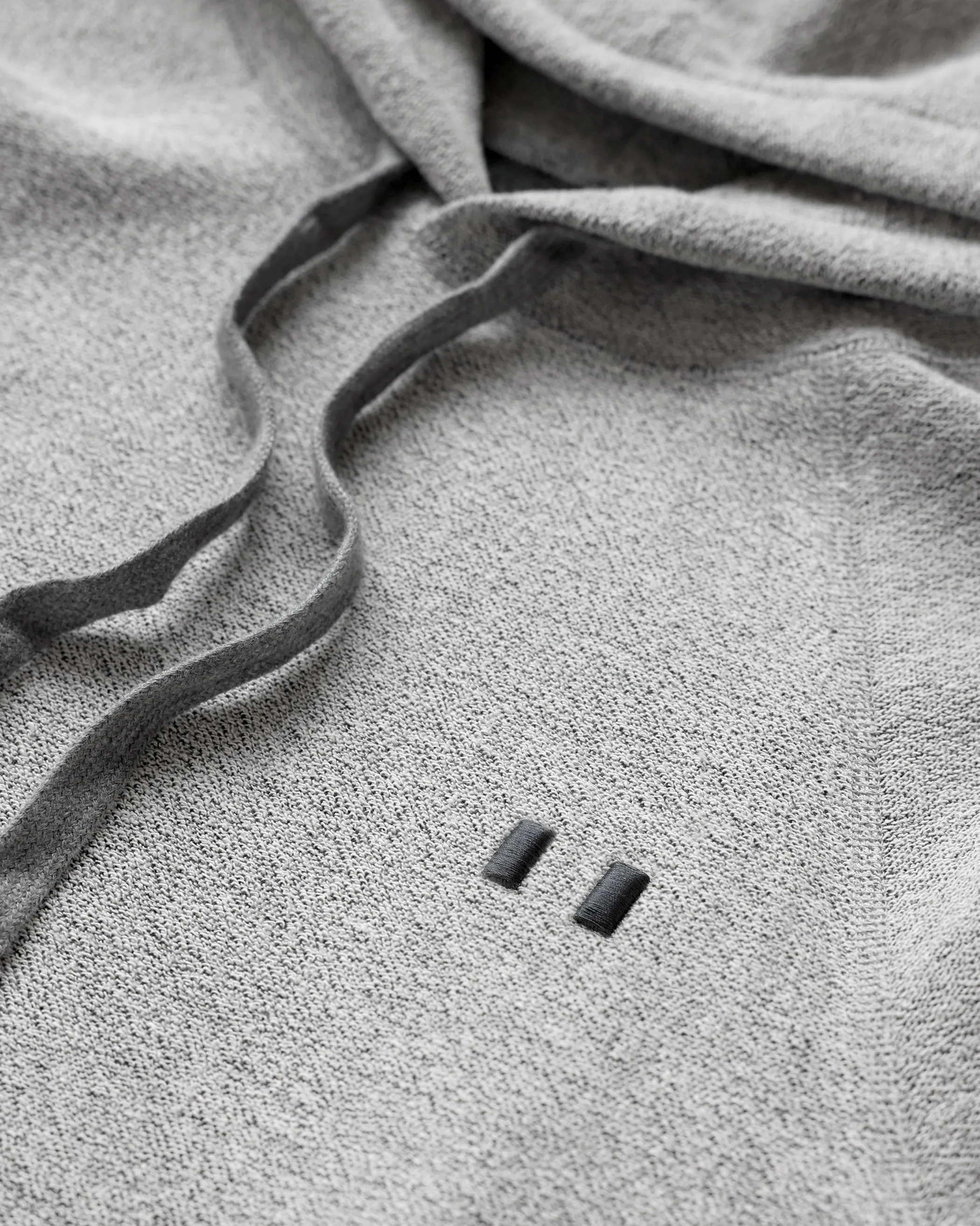 Reverse French Terry Hoodie Charcoal - Unisex