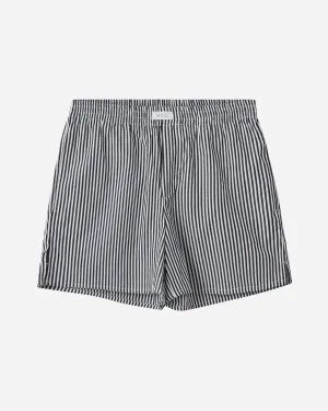 Rønne Essential Pajamas Shorts - Black/White Stripe